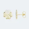 Brillant-Ohrstecker "Kleeblatt" ca. 0,1 ct