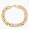 Bronze-Armband mit Zirkon