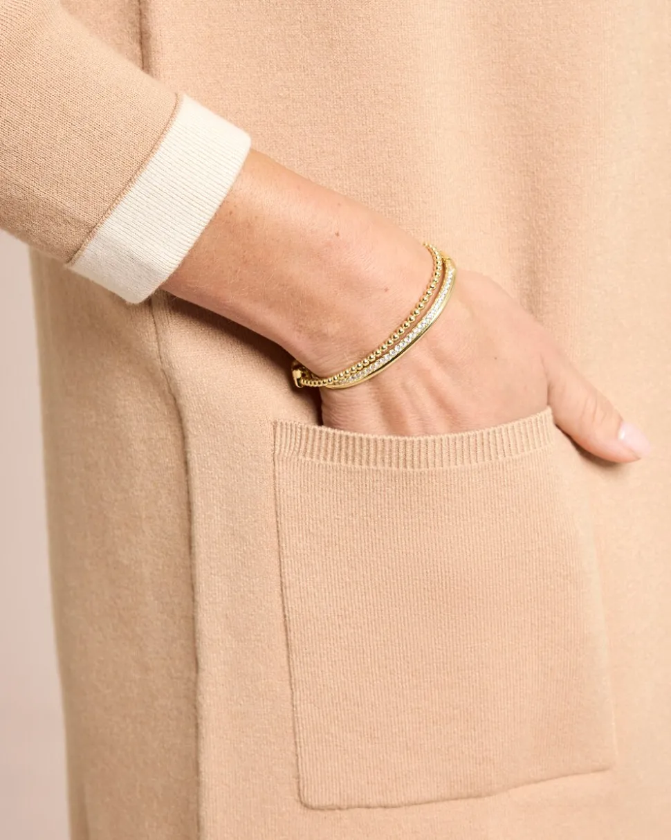 Cardigan Color Block