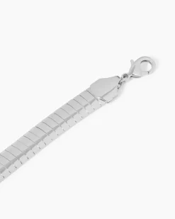 Collier im Schlangenketten-Design