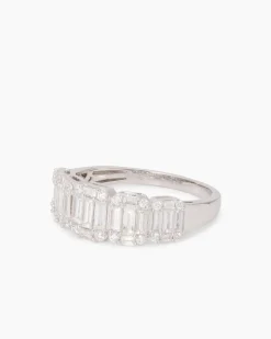 Diamant- & Brillantring ca. 1,00 ct