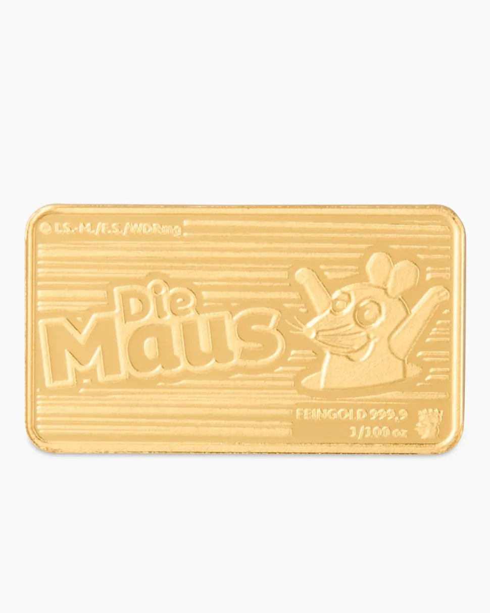 Goldmünzbarren 50 Jahre Die Maus: Strandurlaub