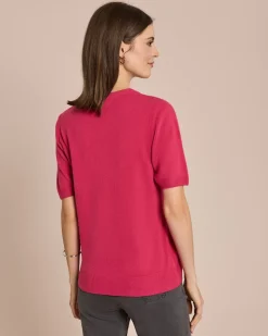 Halbarm-Pullover Cashmere Feeling