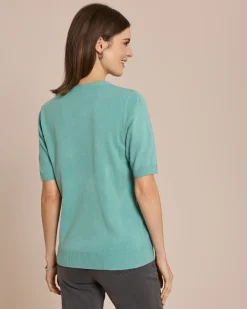 Halbarm-Pullover Cashmere Feeling