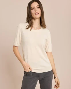 Halbarm-Pullover Cashmere Feeling