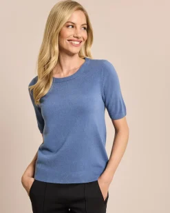 Halbarm-Pullover Cashmere Feeling