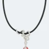 Leder-Collier mit MK-Perle 14 mm