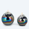 LED-Kugelglaskerze "Perle", 2tlg.
