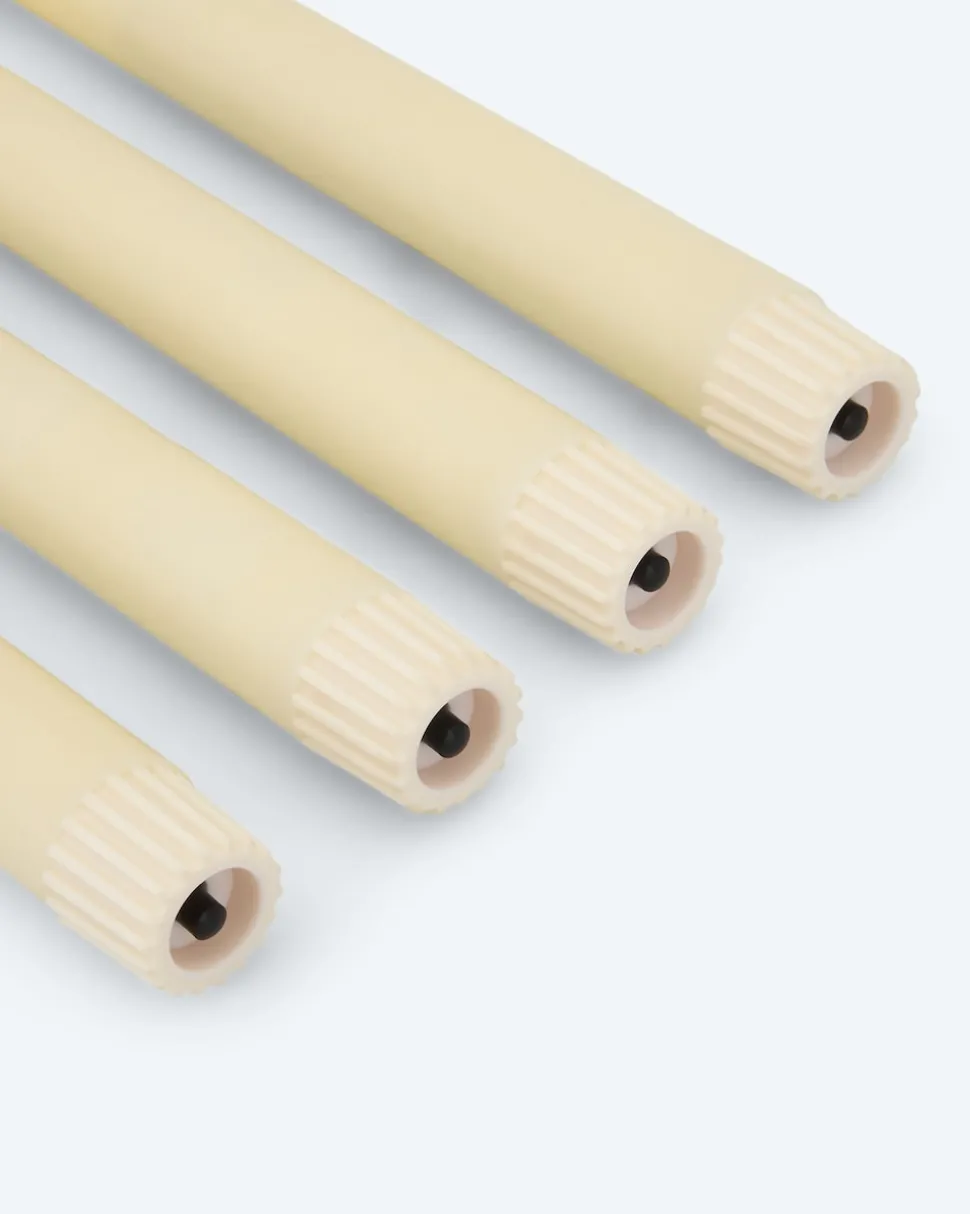 LED-Stabkerze "Long Shine", 4tlg.