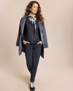 Longsleeve mit Knopfleiste
