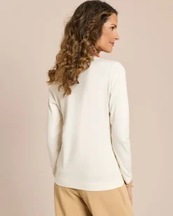 Longsleeve mit Knopfleiste