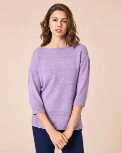 Pullover aus Bändchengarn