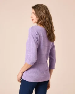 Pullover aus Bändchengarn