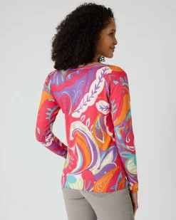 Pullover mit Blumen-Print