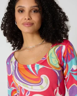 Pullover mit Blumen-Print