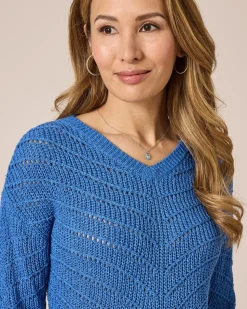 Pullover mit Bändchengarn