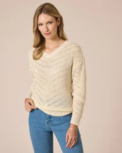 Pullover mit Bändchengarn