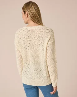 Pullover mit Bändchengarn