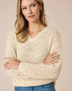 Pullover mit Bändchengarn