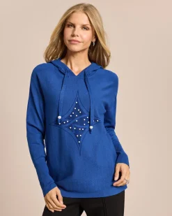 Pullover mit Kapuze und Logo
