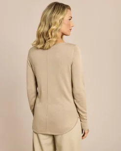 Pullover mit U-Boot Ausschnitt