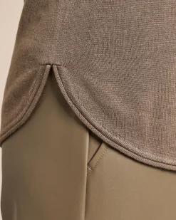 Pullover mit U-Boot Ausschnitt