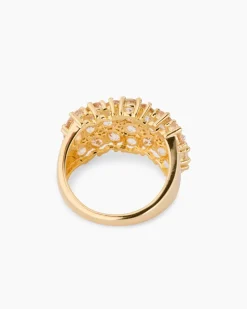 Ring mit Morganit und Zirkon