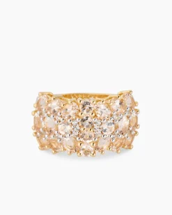 Ring mit Morganit und Zirkon