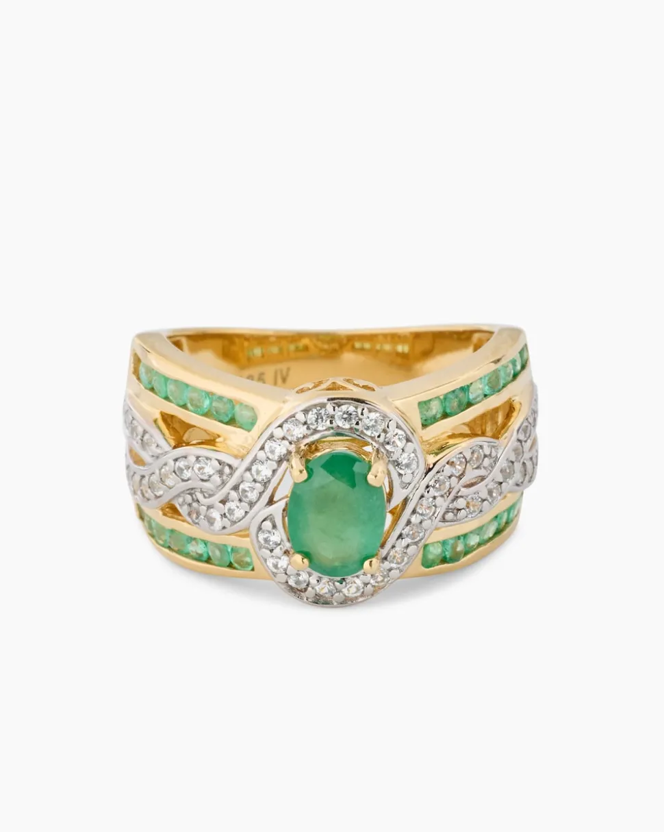 Ring mit Sambia Smaragd