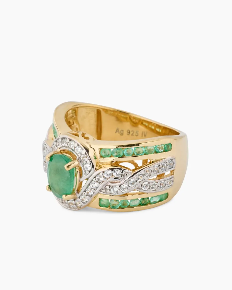 Ring mit Sambia Smaragd