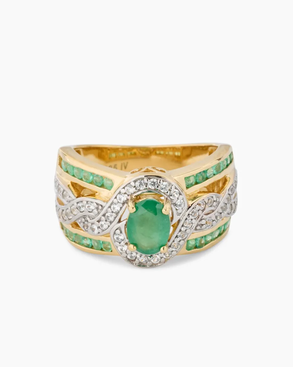 Ring mit Sambia Smaragd