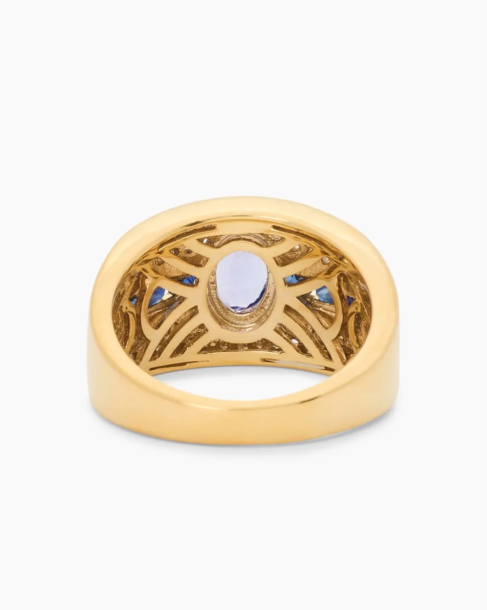 Ring mit Tansanit AAA+