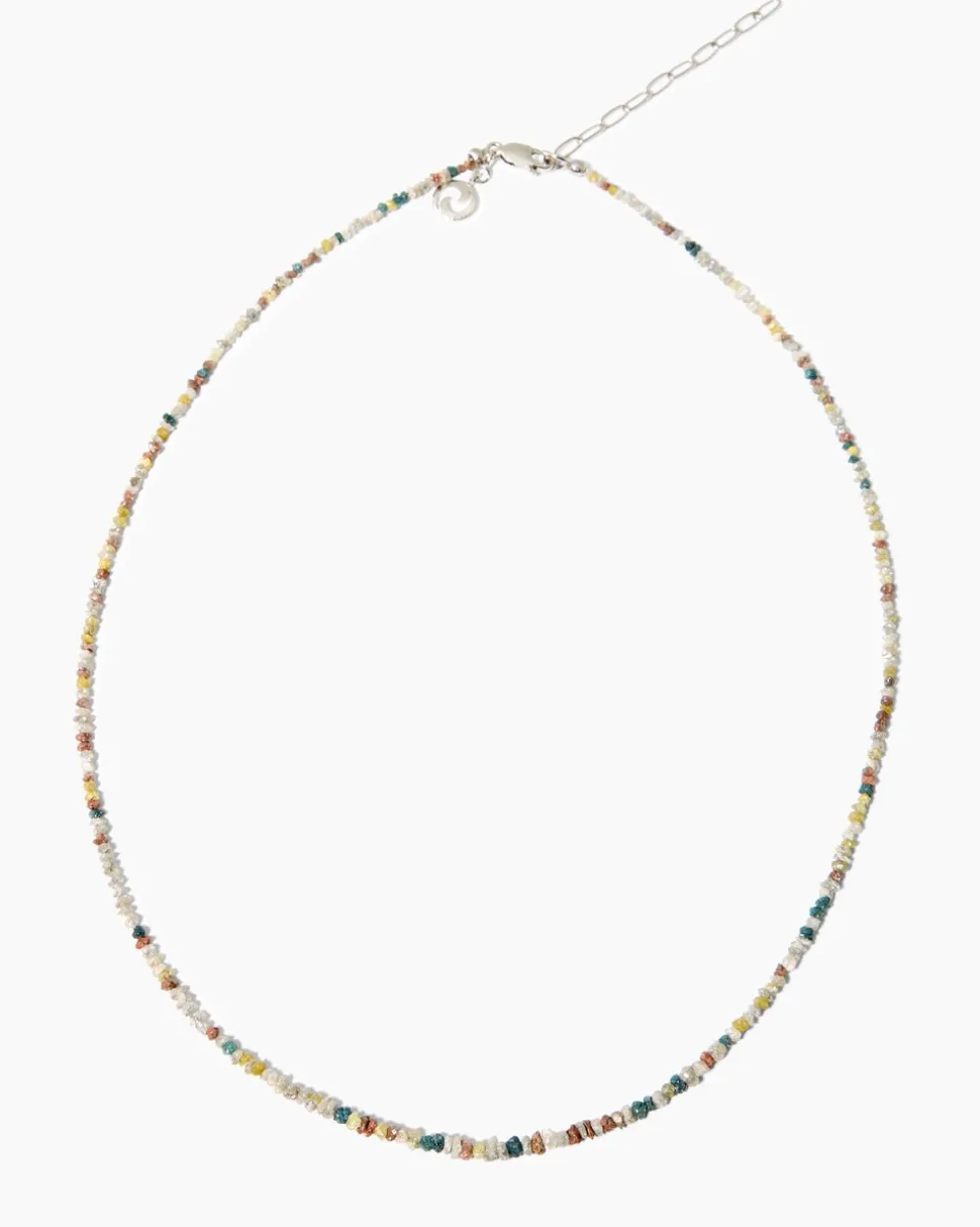 Rohdiamant-Collier 16,00 ct