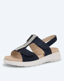 Sandale mit abnehmbarem Dekor