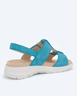 Sandale mit abnehmbarem Dekor