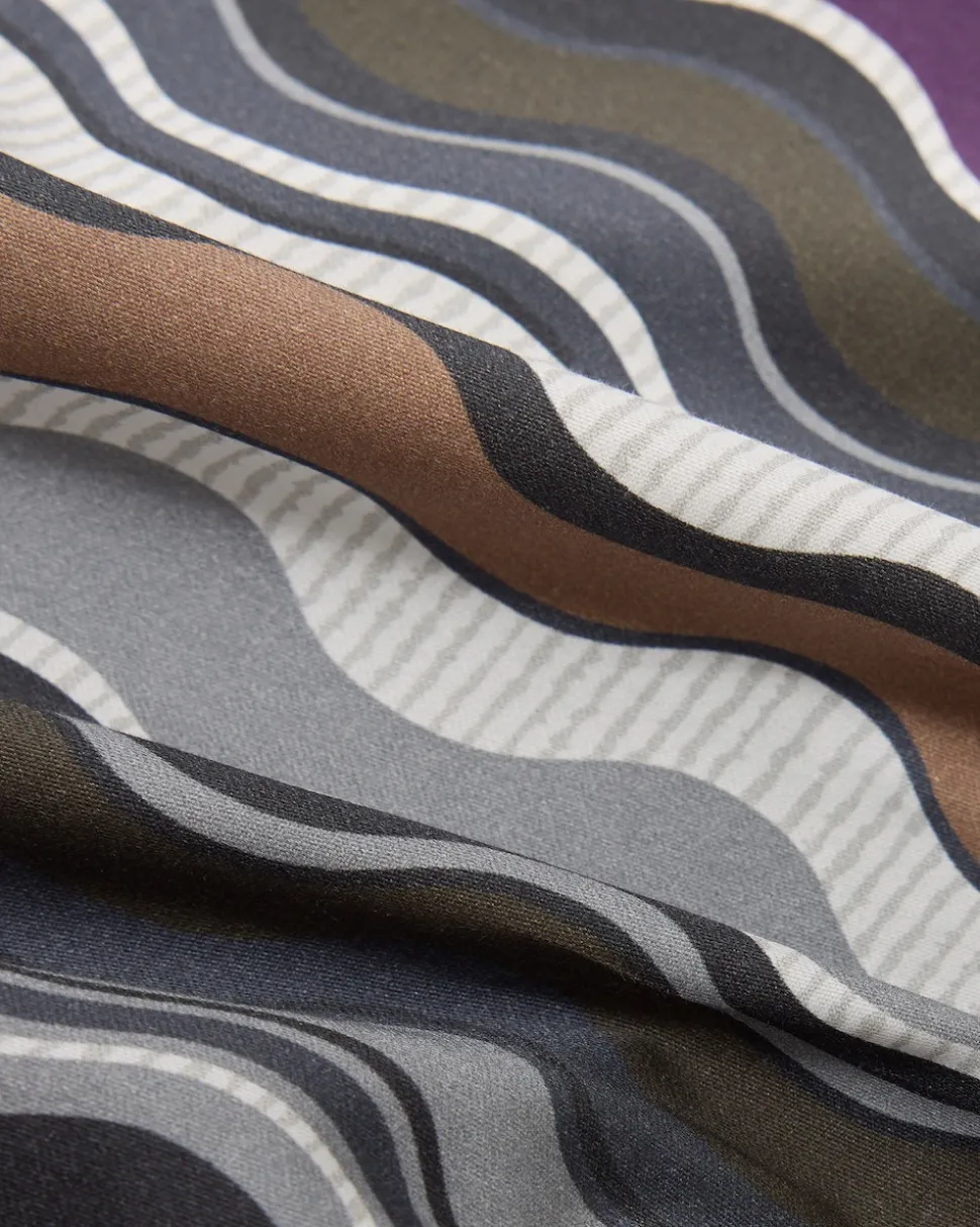 Satin-Wendebettwäsche "Chevron", 3tlg.