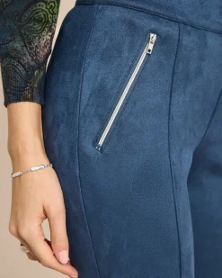 Schlupfhose Velourlederimitat