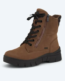 Schnürstiefel mit Zipper