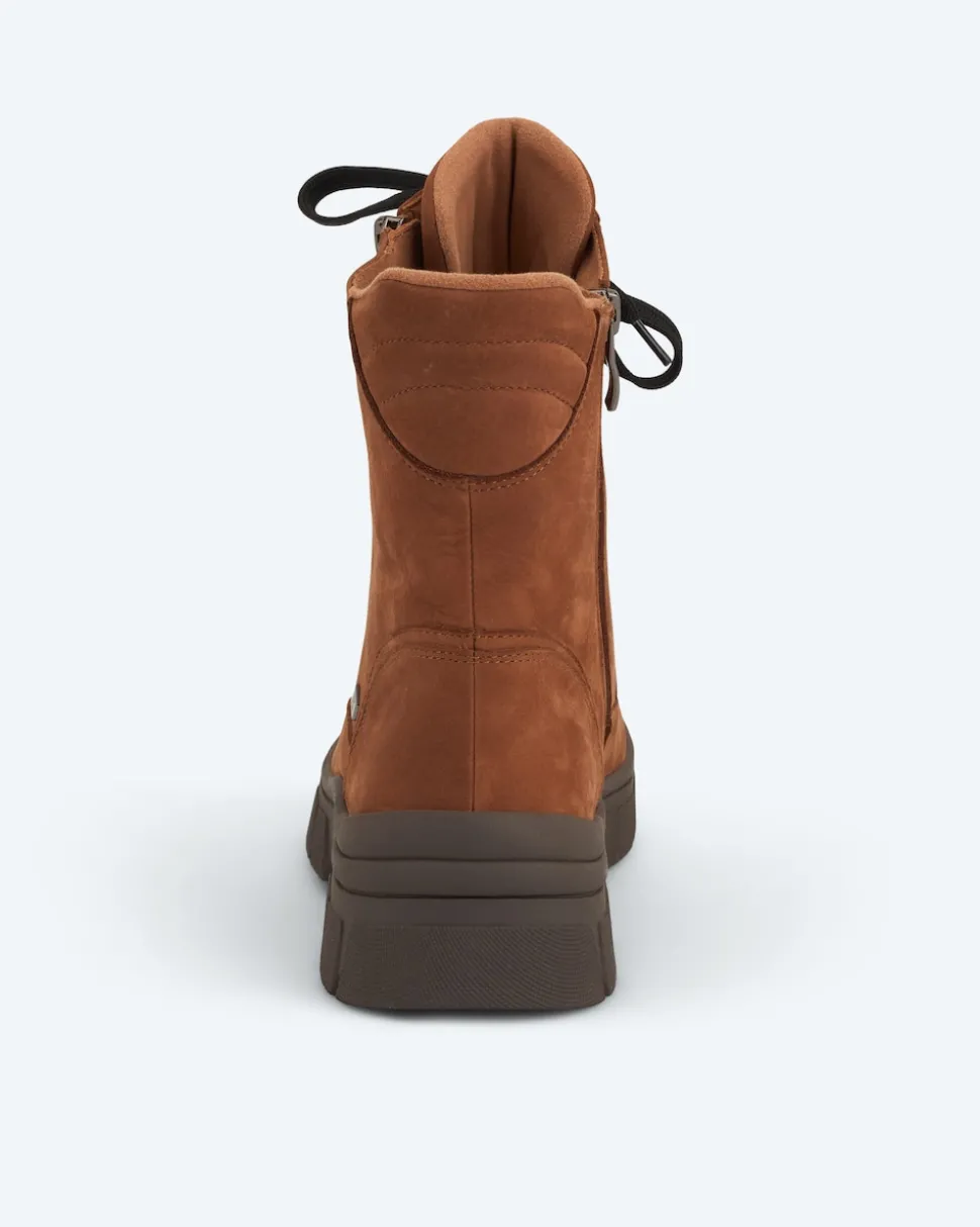 Schnürstiefel mit Zipper