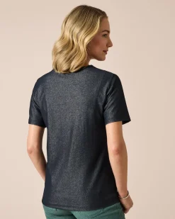 Shirt in Jeans-Optik