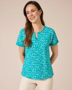 Shirt mit Herzdruck