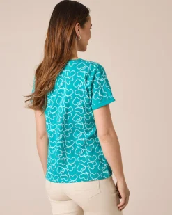 Shirt mit Herzdruck