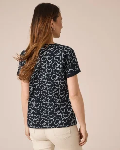 Shirt mit Herzdruck
