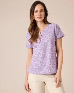 Shirt mit Herzdruck