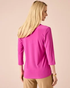 Shirt mit Schlitzen