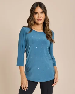 Shirt mit Strassdeko
