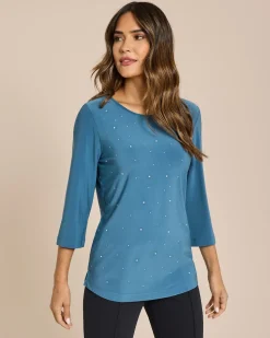 Shirt mit Strassdeko