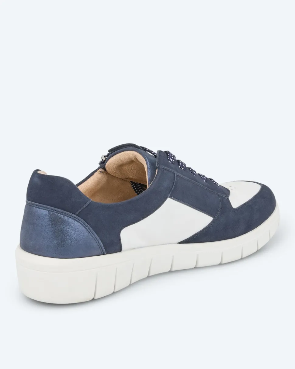 Sneaker in Bicolor-Optik
