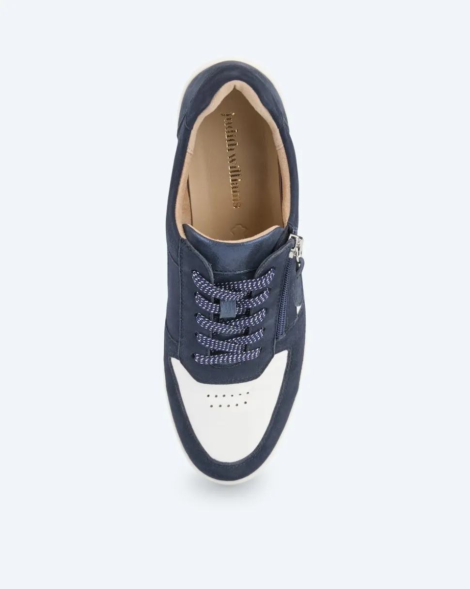 Sneaker in Bicolor-Optik