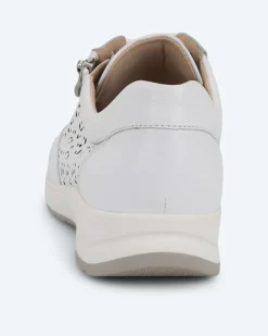 Sneaker in Weite H mit Perforation